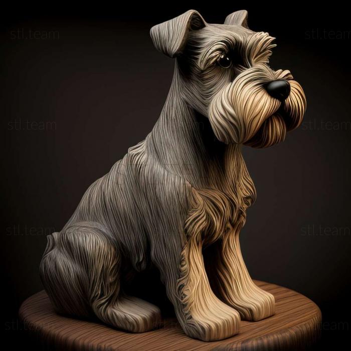 Zwergschnauzer dog